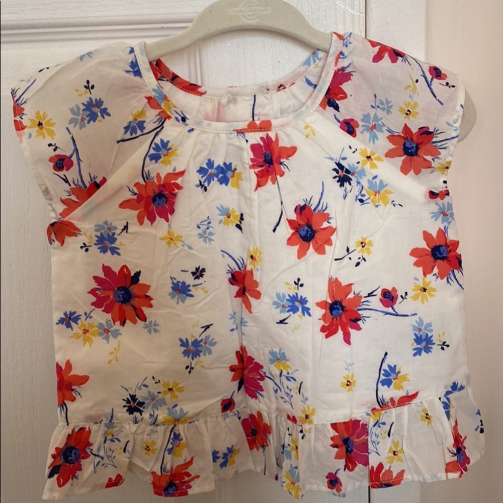 Baby Girl Floral Blouse 6-12 months